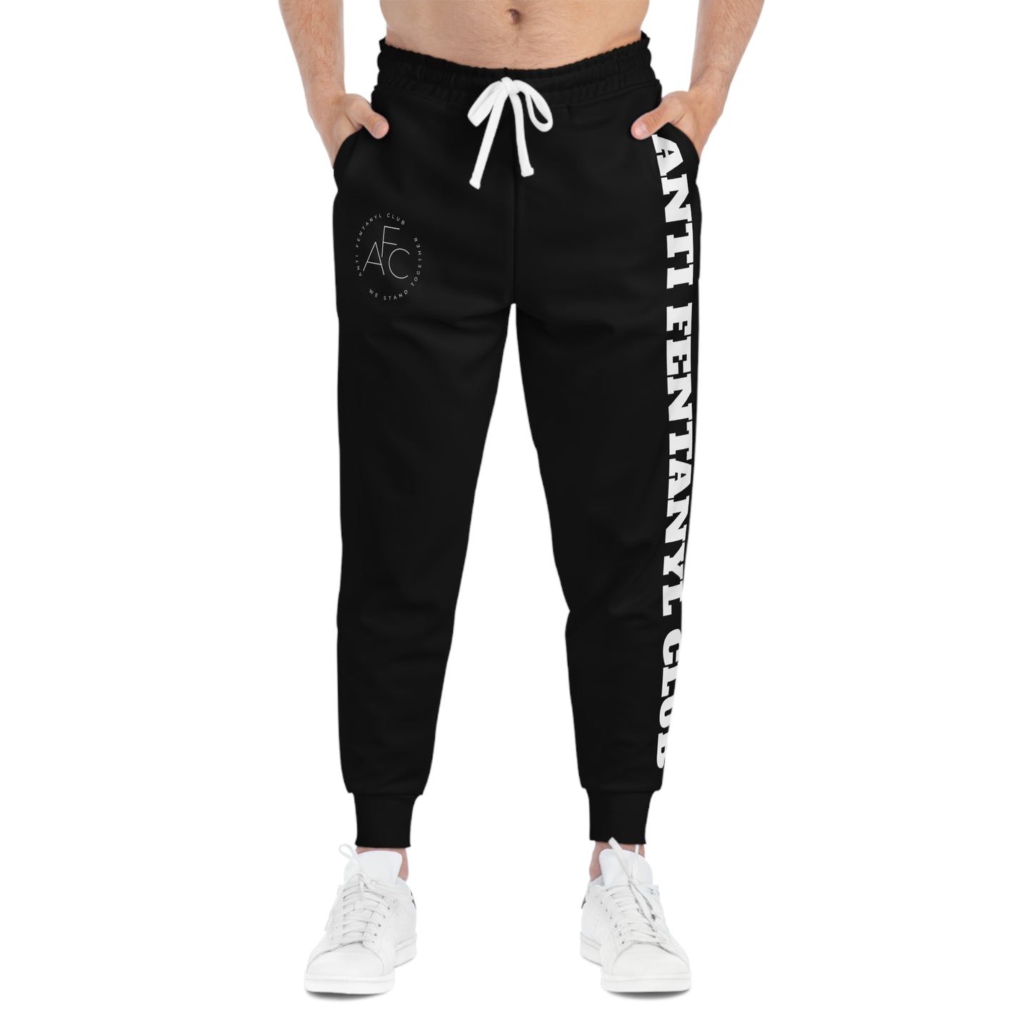 Black Joggers - ‘Anti Fentanyl Club’ - Unisex